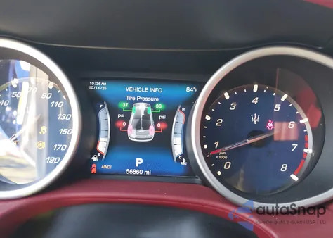 2017 Maserati Ghibli S Q4 from USA, damaged, VIN ZAM57RTA6H1229956